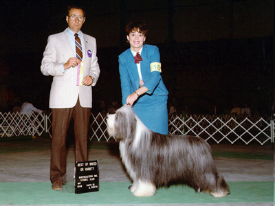 Dollar with his friend Gail Miller in the USA